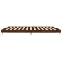 Oak brown engineered wood bed frame 120x200 cm by vidaXL, Beds and slatted bases - Ref: Foro24-832260, Price: 94,04 €, Discou...