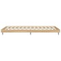 Bettgestell aus Sonoma-Eiche-Holzwerkstoff, 100 x 200 cm von vidaXL, Betten und Lattenroste - Ref: Foro24-832264, Preis: 68,4...