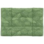 Cushion for pallets fabric leaf print 120x80x12 cm by vidaXL, Cushions for chairs and sofas - Ref: Foro24-360532, Price: 60,5...