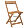Klappbares Café-Möbel 3 Stück massives Akazienholz von vidaXL, Gartensets - Ref: Foro24-319703, Preis: 111,34 €, Rabatt: %