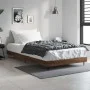 Bettgestell aus eichenbraunem Holzwerkstoff, 100 x 200 cm von vidaXL, Betten und Lattenroste - Ref: Foro24-832268, Preis: 72,...