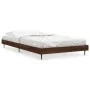 Bettgestell aus eichenbraunem Holzwerkstoff, 100 x 200 cm von vidaXL, Betten und Lattenroste - Ref: Foro24-832268, Preis: 72,...