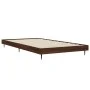 Bettgestell aus eichenbraunem Holzwerkstoff, 100 x 200 cm von vidaXL, Betten und Lattenroste - Ref: Foro24-832268, Preis: 72,...
