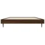 Bettgestell aus eichenbraunem Holzwerkstoff, 100 x 200 cm von vidaXL, Betten und Lattenroste - Ref: Foro24-832268, Preis: 72,...