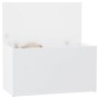 Sperrholz Lagerkoffer weiß 84x42x46 cm von vidaXL, Spielzeugkisten - Ref: Foro24-803056, Preis: 64,03 €, Rabatt: %