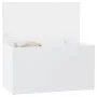 White plywood storage trunk 84x42x46 cm by vidaXL, Toy chests - Ref: Foro24-803056, Price: 63,39 €, Discount: %