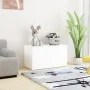 White plywood storage trunk 84x42x46 cm by vidaXL, Toy chests - Ref: Foro24-803056, Price: 63,39 €, Discount: %