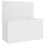 White plywood storage trunk 84x42x46 cm by vidaXL, Toy chests - Ref: Foro24-803056, Price: 63,39 €, Discount: %