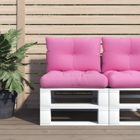 Palettenkissen 2 Stück rosa Oxford-Stoff von vidaXL, Kissen für Stühle und Sofas - Ref: Foro24-360854, Preis: 32,10 €, Rabatt: %