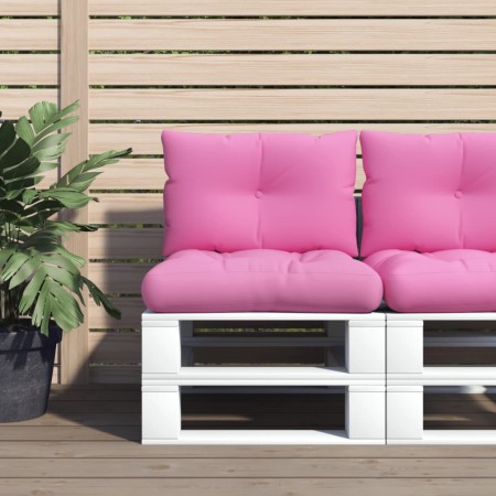 Pallet cushions 2 units pink Oxford fabric by vidaXL, Cushions for chairs and sofas - Ref: Foro24-360854, Price: 32,10 €, Dis...