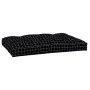 Cushion for pallets, black checkered fabric, 120x80x12 cm by vidaXL, Cushions for chairs and sofas - Ref: Foro24-360529, Pric...