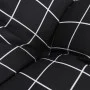 Cushion for pallets, black checkered fabric, 120x80x12 cm by vidaXL, Cushions for chairs and sofas - Ref: Foro24-360529, Pric...
