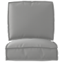 Juego de cojines de paleta 2 pcs Gris 50 x 50 x 12 cm