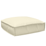 Juego de cojines de paleta 2 pcs Crema 50 x 50 x 12 cm