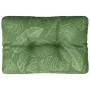 Cushion for pallets fabric leaf print 50x40x12 cm by vidaXL, Cushions for chairs and sofas - Ref: Foro24-360554, Price: 18,80...