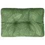 Kissen für Paletten, Stoff, Blattdruck, 50 x 40 x 12 cm von vidaXL, Kissen für Stühle und Sofas - Ref: Foro24-360554, Preis: ...