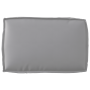 Juego de cojines de paleta 2 pcs Gris 60 x 60 x 12 cm