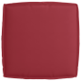 Juego de cojines de paleta 2 pcs Rojo vino tinto