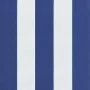 High back chair cushions 6 pcs blue & white striped fabric by vidaXL, Cushions for chairs and sofas - Ref: Foro24-361255, Pri...