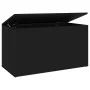 Black plywood storage trunk 84x42x46 cm by vidaXL, Toy chests - Ref: Foro24-803057, Price: 67,35 €, Discount: %