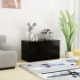 Aufbewahrungstruhe aus schwarzem Sperrholz, 84 x 42 x 46 cm von vidaXL, Spielzeugkisten - Ref: Foro24-803057, Preis: 66,30 €,...