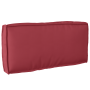Juego de cojines de paleta 2 pcs Rojo vino tinto