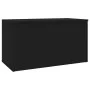 Black plywood storage trunk 84x42x46 cm by vidaXL, Toy chests - Ref: Foro24-803057, Price: 67,35 €, Discount: %