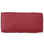 Juego de cojines de paleta 2 pcs Rojo vino tinto