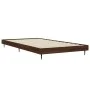 Bettgestell aus braunem Eichenholzwerkstoff, 90 x 200 cm von vidaXL, Betten und Lattenroste - Ref: Foro24-832276, Preis: 74,3...