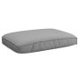 Juego de cojines de paleta 2 pcs Gris 120 x 80 x 12 cm