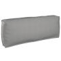 Juego de cojines de paleta 2 pcs Gris 120 x 80 x 12 cm