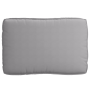 Juego de cojines de paleta 2 pcs Gris 120 x 80 x 12 cm