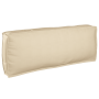 Juego de cojines de paleta 2 pcs Beige 120 x 80 x 12 cm