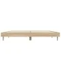 Sonoma oak engineered wood bed frame 140x190 cm by vidaXL, Beds and slatted bases - Ref: Foro24-832280, Price: 107,16 €, Disc...