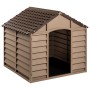 Hundehütte aus braunem Polypropylen 86x84x82 cm von vidaXL, Hundehütten - Ref: Foro24-94214, Preis: 164,80 €, Rabatt: %