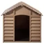 Dog kennel made of brown polypropylene, measuring 86x84x82 cm. by vidaXL, Dog kennels - Ref: Foro24-94214, Price: 162,15 €, D...