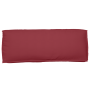 Juego de cojines de paleta 2 pcs Rojo vino tinto
