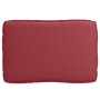 Juego de cojines de paleta 2 pcs Rojo vino tinto