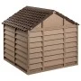 Dog kennel made of brown polypropylene, measuring 86x84x82 cm. by vidaXL, Dog kennels - Ref: Foro24-94214, Price: 162,15 €, D...
