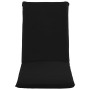 Tumbona plegable de tela Oxford negra de vidaXL, Tumbonas - Ref: Foro24-316043, Precio: 107,42 €