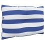 Cojines para palés 3 piezas tela Oxford azul y blanco a rayas by vidaXL, Cushions for chairs and sofas - Ref: Foro24-360871, ...