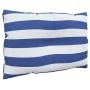 Kissen für Paletten, 3-teilig, blau-weiß gestreiftes Oxford-Gewebe. von vidaXL, Kissen für Stühle und Sofas - Ref: Foro24-360...