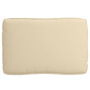Juego de cojines de paleta 3 pcs Beige 120 x 80 x 12 cm
