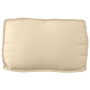 Juego de cojines de paleta 3 pcs Beige 120 x 80 x 12 cm