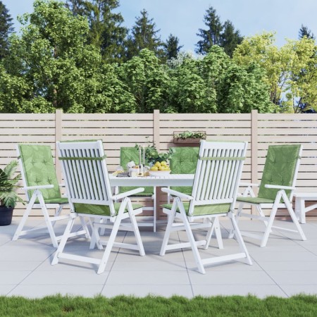 Cojines de silla de respaldo alto 6 uds tela estampado de hojas von vidaXL, Kissen für Stühle und Sofas - Ref: Foro24-361267,...