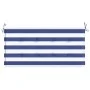 Cushion for garden bench in blue and white striped Oxford fabric, 100x50x3cm by vidaXL, Cushions for chairs and sofas - Ref: ...