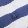 Cushion for garden bench in blue and white striped Oxford fabric, 100x50x3cm by vidaXL, Cushions for chairs and sofas - Ref: ...