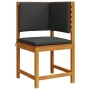 Conjunto de Bancos de Jardín 5 pcs Marrón