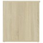 Oak-colored plywood storage trunk 84x42x46cm by vidaXL, Toy chests - Ref: Foro24-803059, Price: 62,12 €, Discount: %