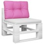 Kissen für Palettensofa rosa Stoff 60x40x12 cm von vidaXL, Kissen für Stühle und Sofas - Ref: Foro24-360577, Preis: 22,89 €, ...
